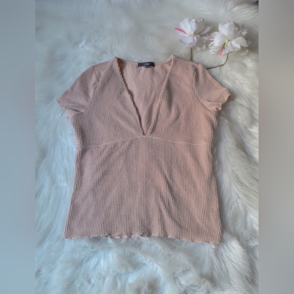 Lulu's Cream Color Top Size XL